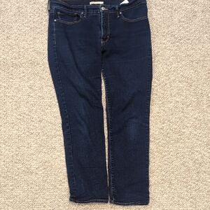 Levis Dark Blue Denim Jeans
